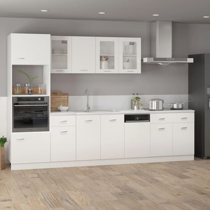 Vaatwasserpaneel Lyon 45x3x67 cm bewerkt hout wit