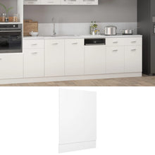Vaatwasserpaneel Lyon 45x3x67 cm bewerkt hout wit