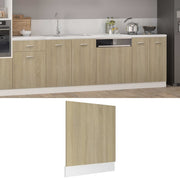Vaatwasserpaneel 59,5x3x67 cm sonoma eiken
