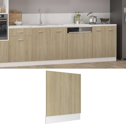 Vaatwasserpaneel Lyon 59,5x3x67 cm sonoma eikenkleurig