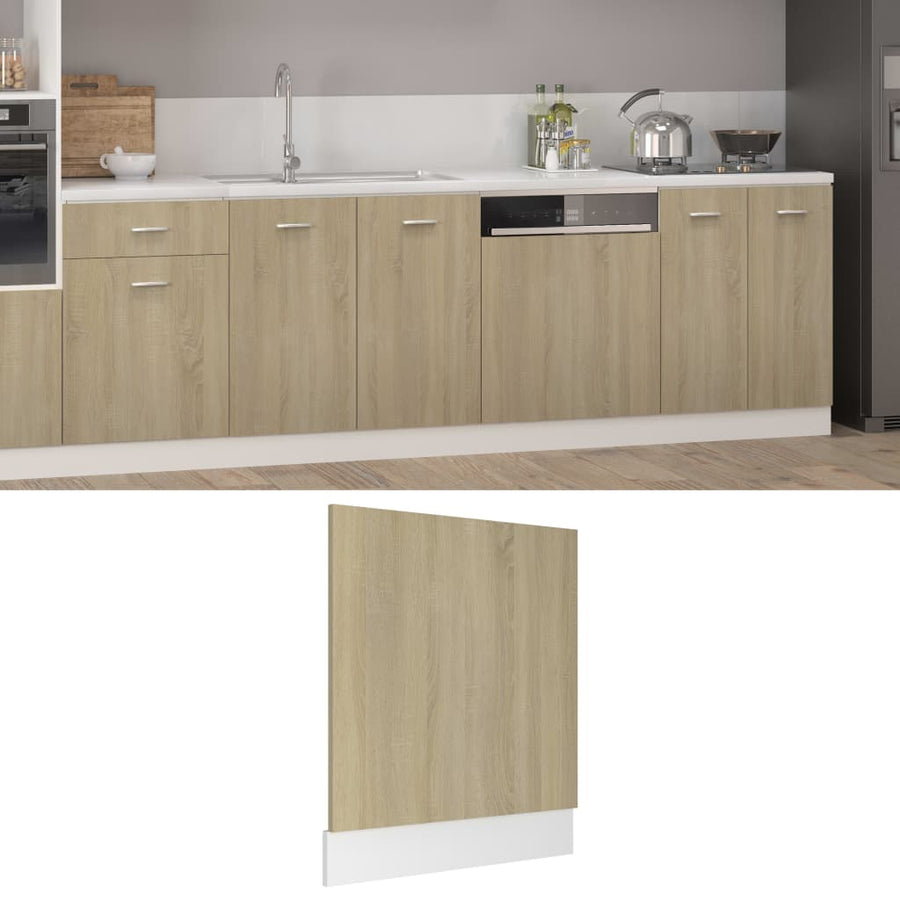 Vaatwasserpaneel Lyon 59,5x3x67 cm sonoma eikenkleurig