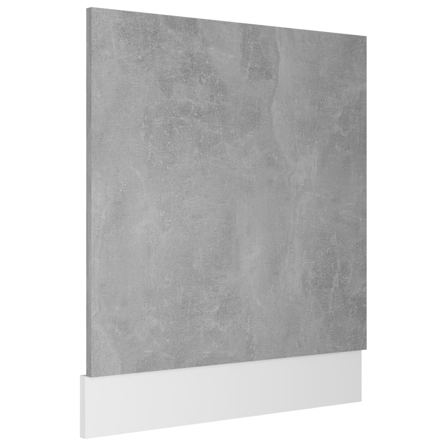 Vaatwasserpaneel Lyon 59,5x3x67 cm bewerkt hout betongrijs