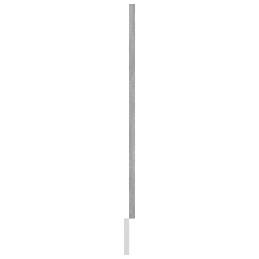 Vaatwasserpaneel Lyon 59,5x3x67 cm bewerkt hout betongrijs