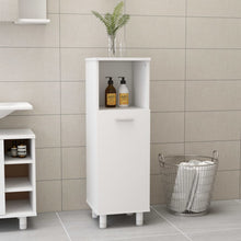 Badkamerkast 30X30X95 Cm Bewerkt Hout Wit