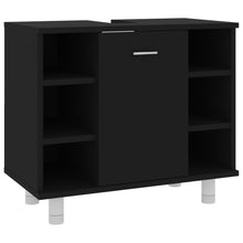 Badkamerkast 60X32X53,5 Cm Spaanplaat Zwart