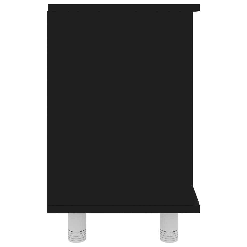 Badkamerkast 60X32X53,5 Cm Spaanplaat Zwart