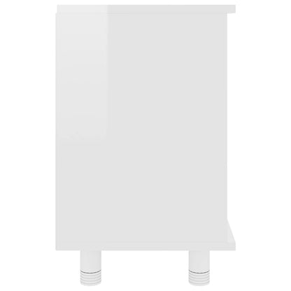 Badkamerkast 60X32X53,5 Cm Spaanplaat Hoogglans wit