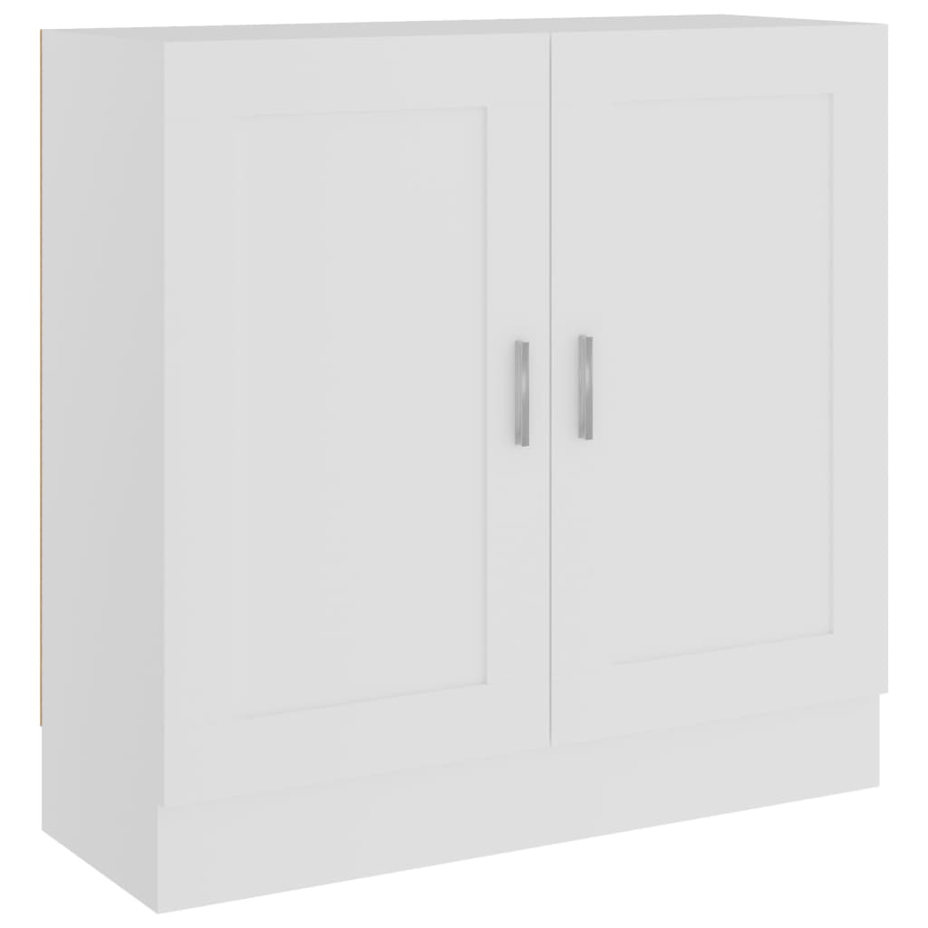 Boekenkast 82,5X30,5X80 Cm Bewerkt Hout 82.5 x 30.5 x 80 cm Wit
