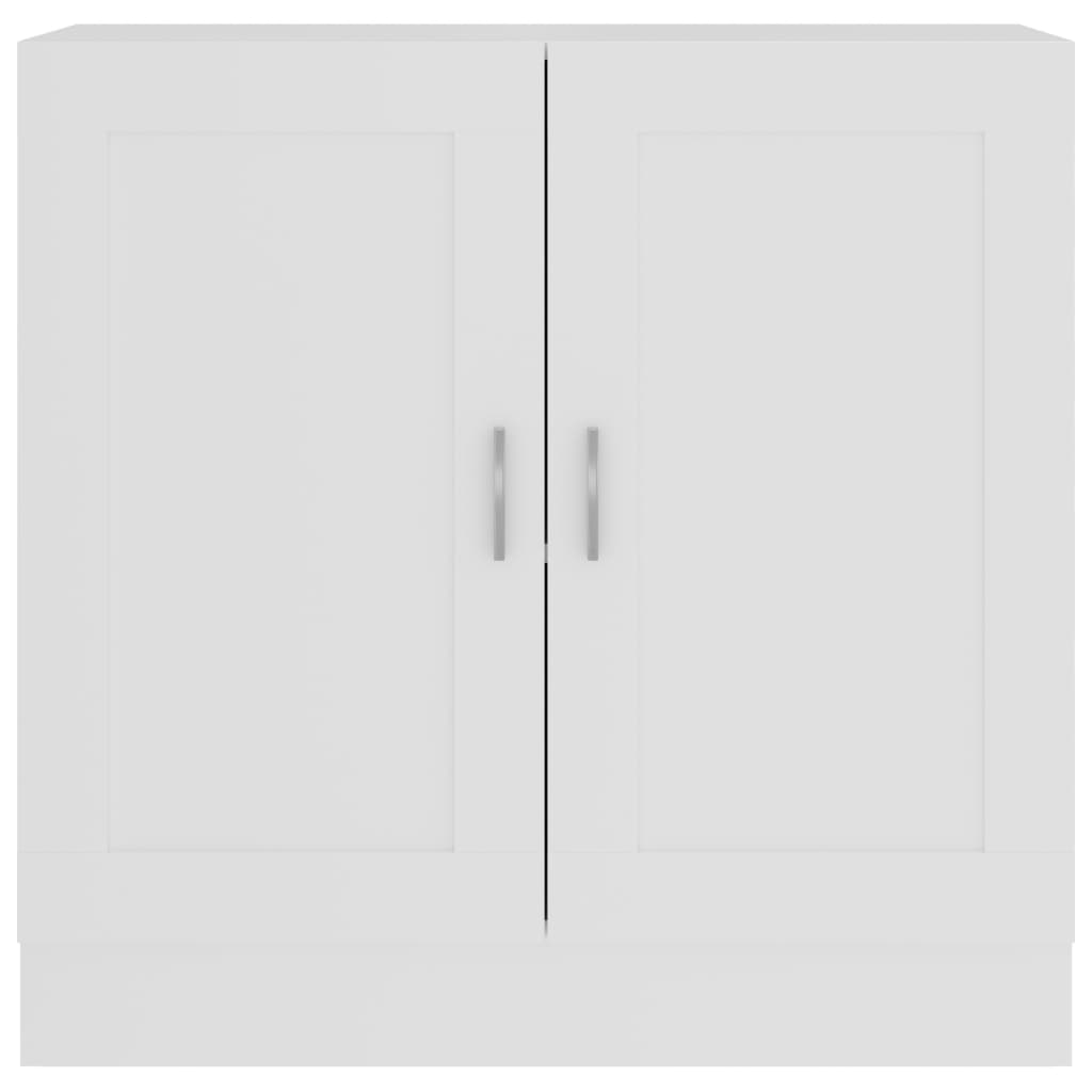 Boekenkast 82,5X30,5X80 Cm Bewerkt Hout 82.5 x 30.5 x 80 cm Wit