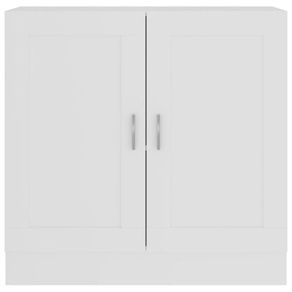 Boekenkast 82,5X30,5X80 Cm Bewerkt Hout 82.5 x 30.5 x 80 cm Wit