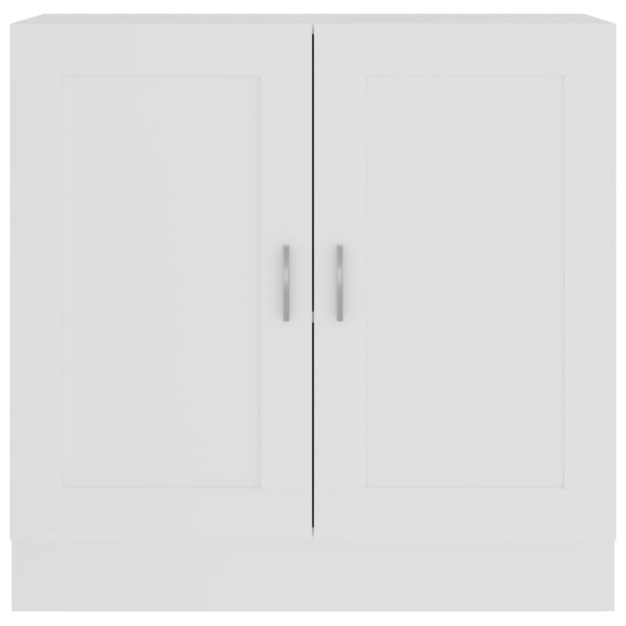 Boekenkast 82,5X30,5X80 Cm Bewerkt Hout 82.5 x 30.5 x 80 cm Wit