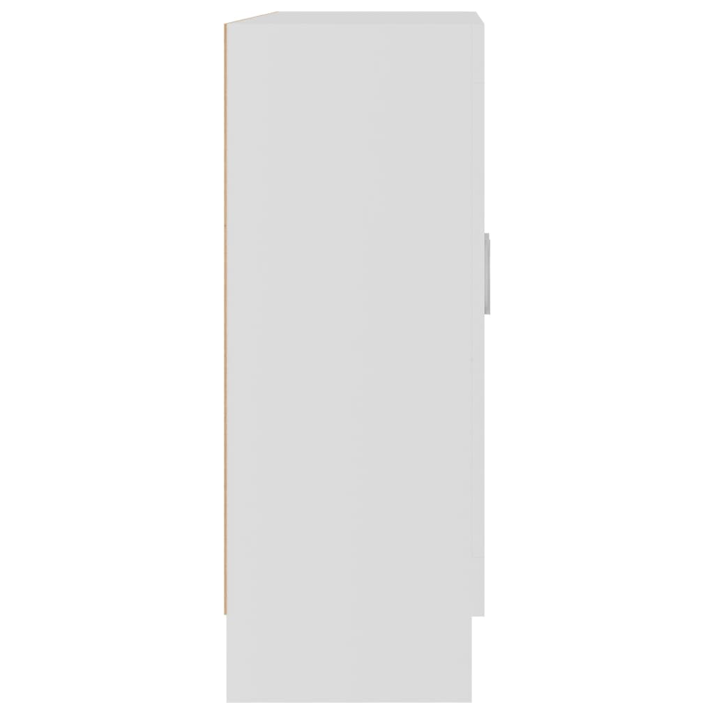 Boekenkast 82,5X30,5X80 Cm Bewerkt Hout 82.5 x 30.5 x 80 cm Wit