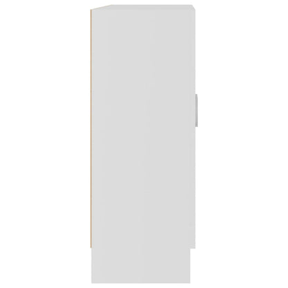 Boekenkast 82,5X30,5X80 Cm Bewerkt Hout 82.5 x 30.5 x 80 cm Wit