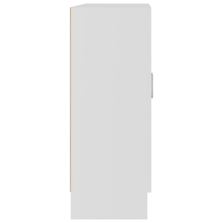 Boekenkast 82,5X30,5X80 Cm Bewerkt Hout 82.5 x 30.5 x 80 cm Wit