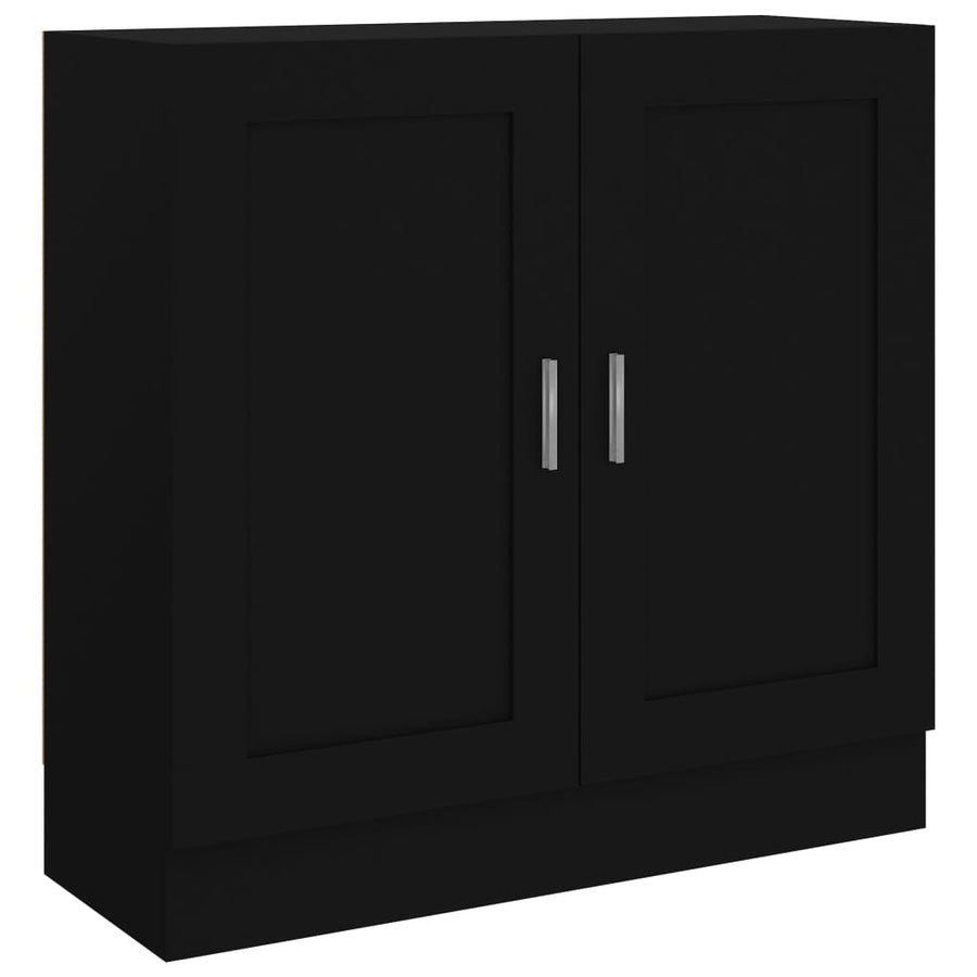 Boekenkast 82,5X30,5X80 Cm Spaanplaat 82.5 x 30.5 x 80 cm Zwart
