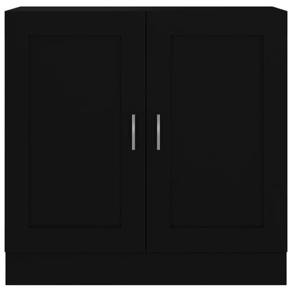 Boekenkast 82,5X30,5X80 Cm Spaanplaat 82.5 x 30.5 x 80 cm Zwart