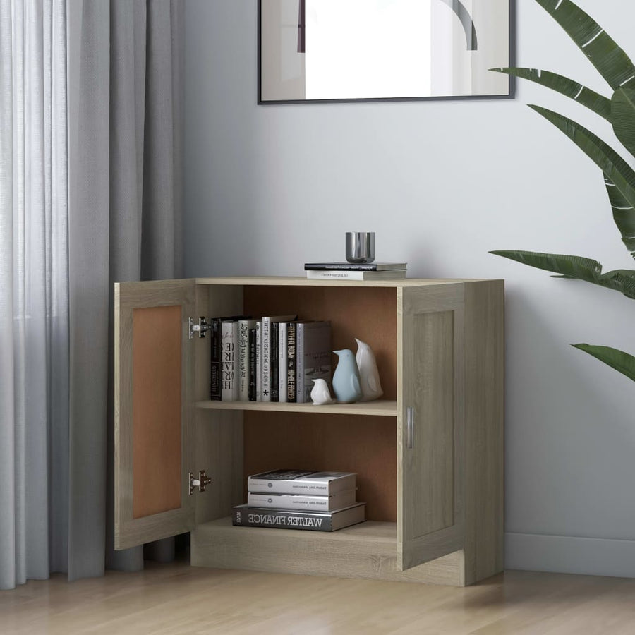 Boekenkast 82,5X30,5X80 Cm Spaanplaat Kleurig 82.5 x 30.5 x 80 cm Sonoma eiken