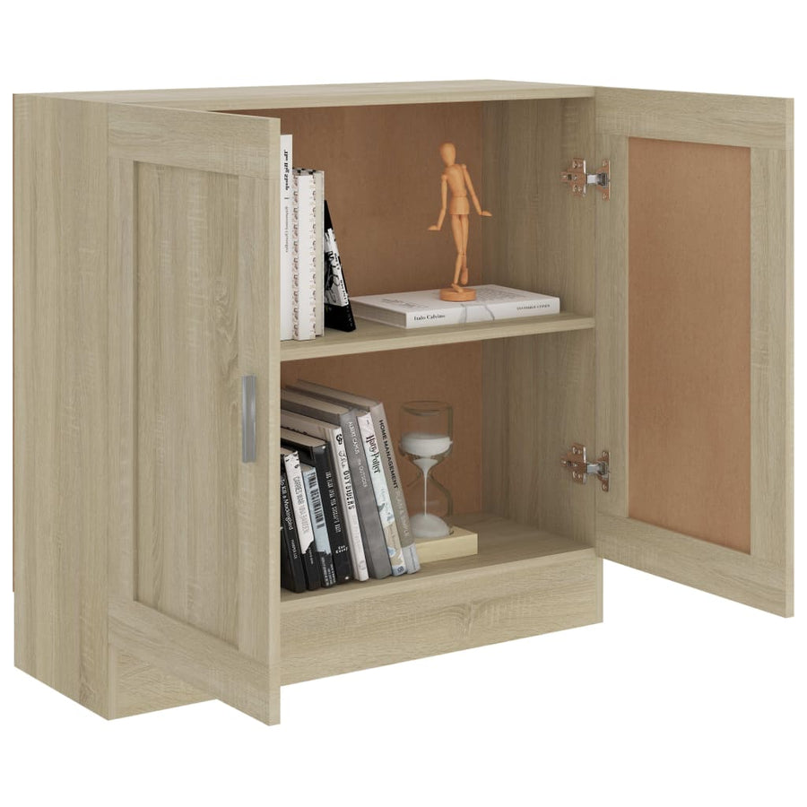 Boekenkast 82,5X30,5X80 Cm Spaanplaat Kleurig 82.5 x 30.5 x 80 cm Sonoma eiken