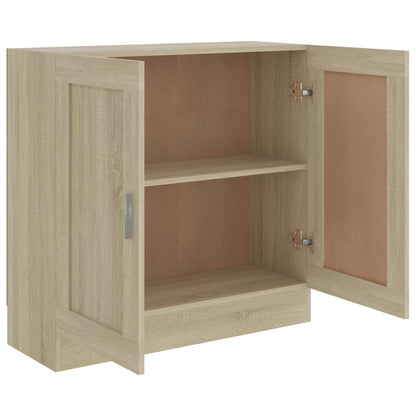Boekenkast 82,5X30,5X80 Cm Spaanplaat Kleurig 82.5 x 30.5 x 80 cm Sonoma eiken