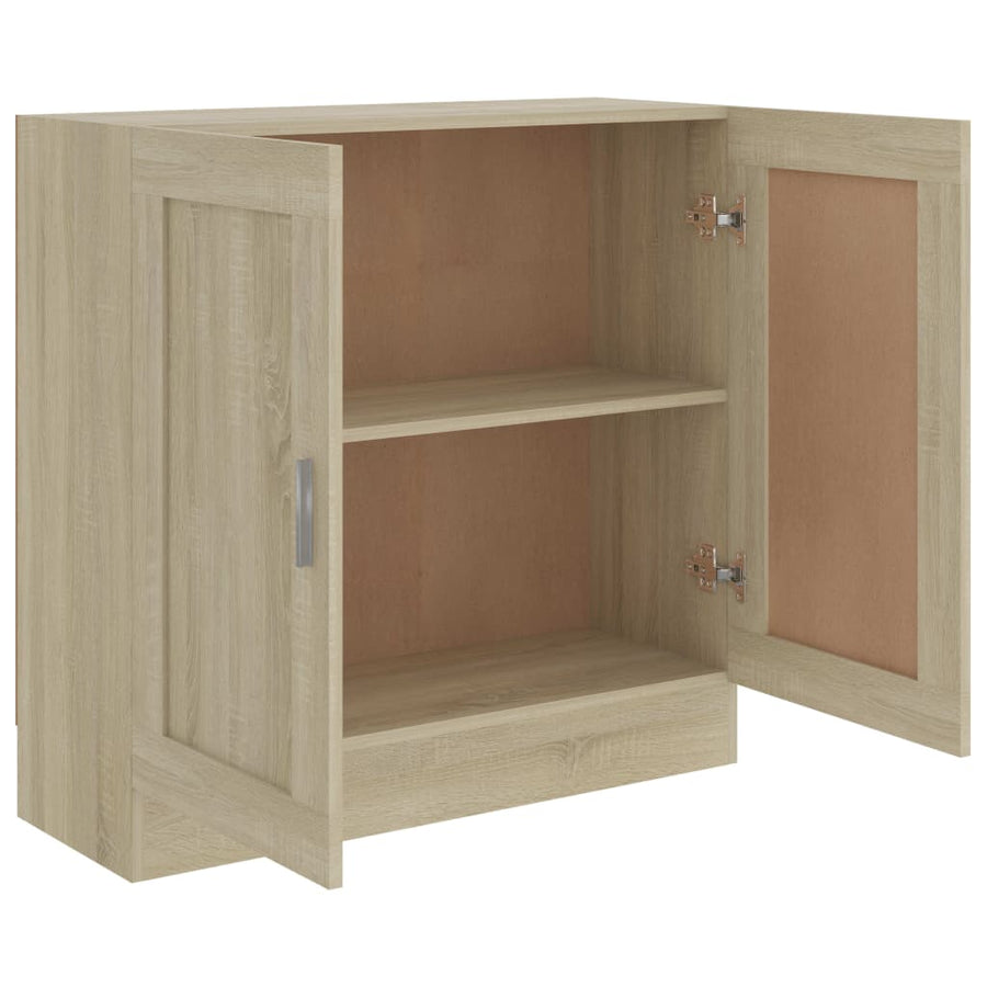 Boekenkast 82,5X30,5X80 Cm Spaanplaat Kleurig 82.5 x 30.5 x 80 cm Sonoma eiken