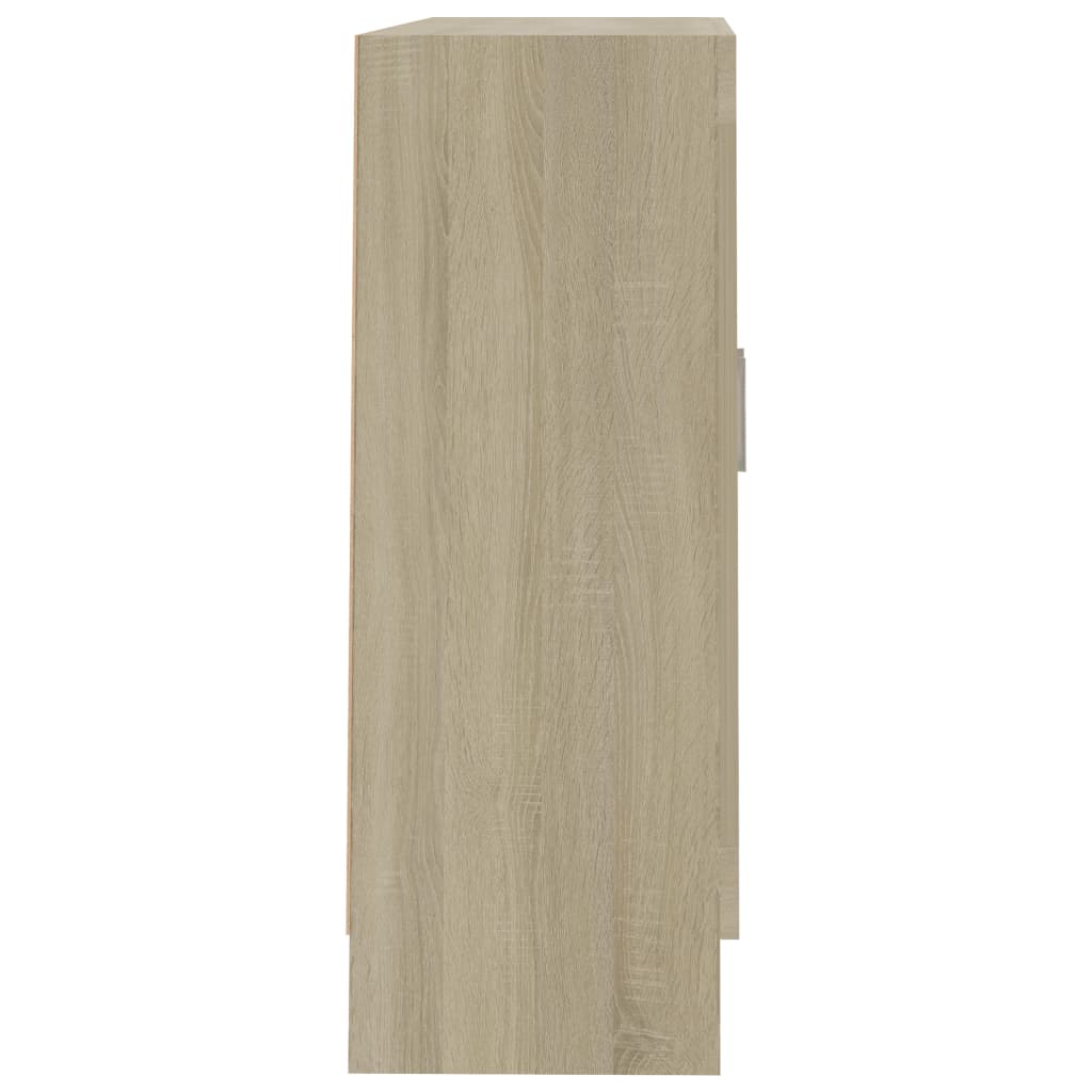 Boekenkast 82,5X30,5X80 Cm Spaanplaat Kleurig 82.5 x 30.5 x 80 cm Sonoma eiken