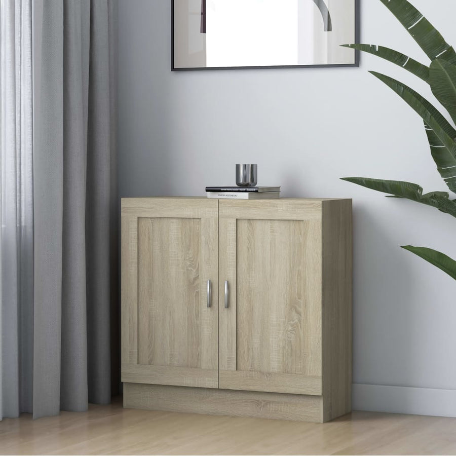 Boekenkast 82,5X30,5X80 Cm Spaanplaat Kleurig 82.5 x 30.5 x 80 cm Sonoma eiken
