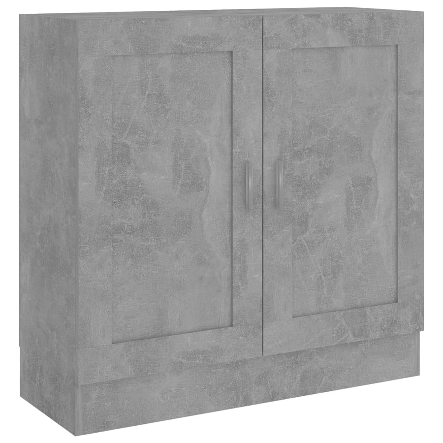 Boekenkast 82,5X30,5X80 Cm Spaanplaat 82.5 x 30.5 x 80 cm Betongrijs