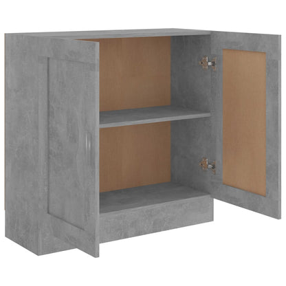 Boekenkast 82,5X30,5X80 Cm Spaanplaat 82.5 x 30.5 x 80 cm Betongrijs