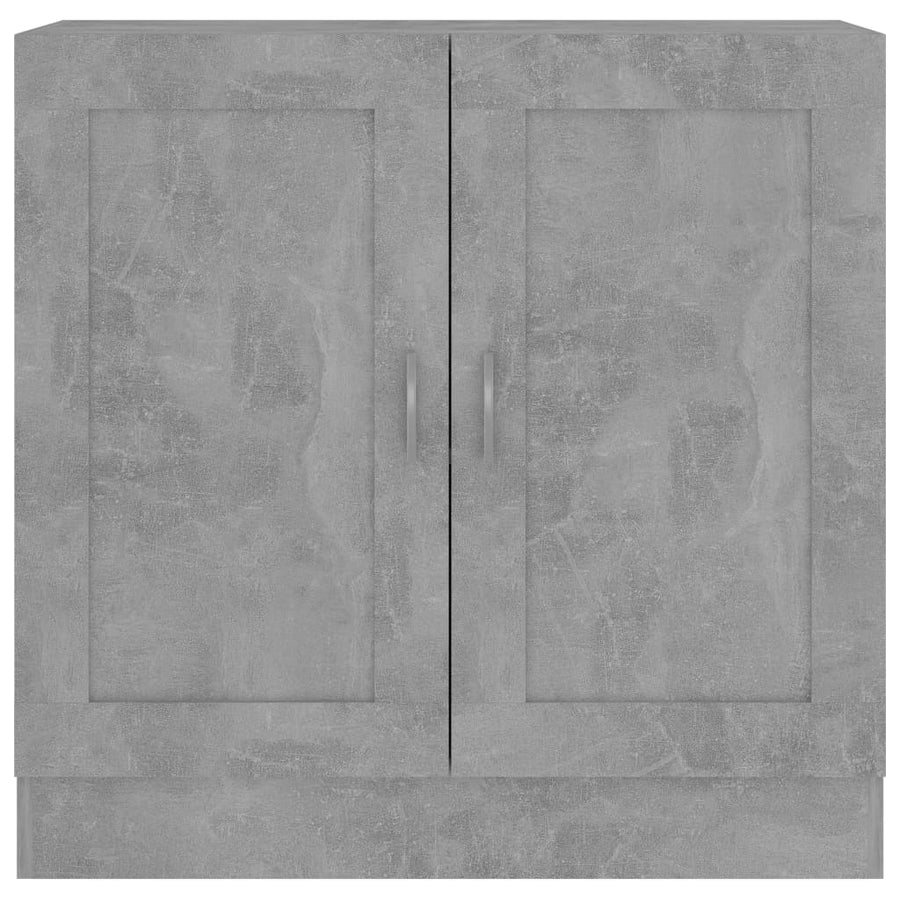 Boekenkast 82,5X30,5X80 Cm Spaanplaat 82.5 x 30.5 x 80 cm Betongrijs