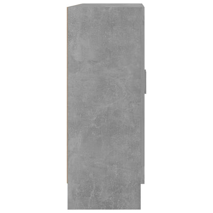 Boekenkast 82,5X30,5X80 Cm Spaanplaat 82.5 x 30.5 x 80 cm Betongrijs