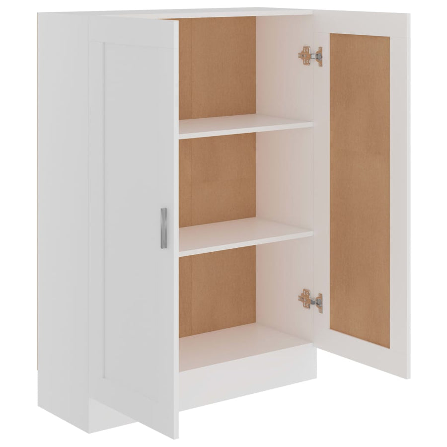 Boekenkast 82,5X30,5X5 Cm Spaanplaat 82.5 x 30.5 x 115 cm Wit