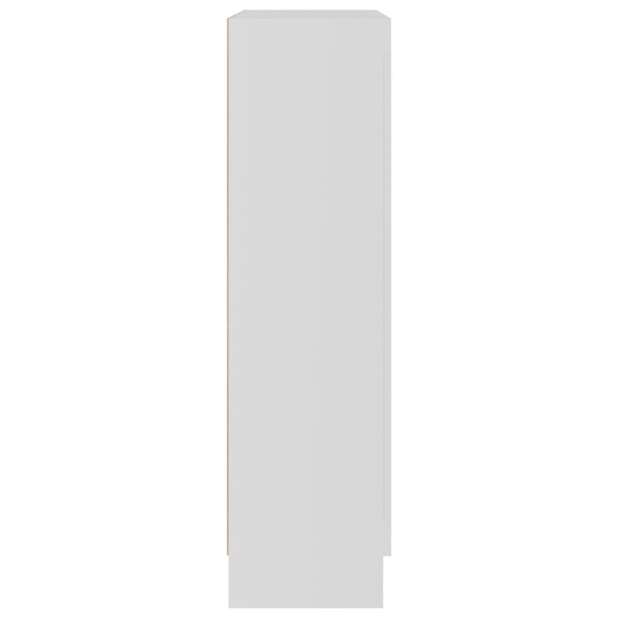 Boekenkast 82,5X30,5X5 Cm Spaanplaat 82.5 x 30.5 x 115 cm Wit