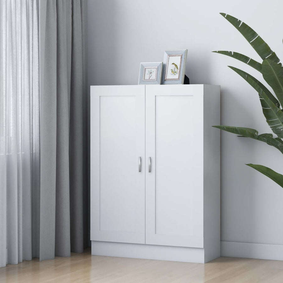 Boekenkast 82,5X30,5X5 Cm Spaanplaat 82.5 x 30.5 x 115 cm Wit
