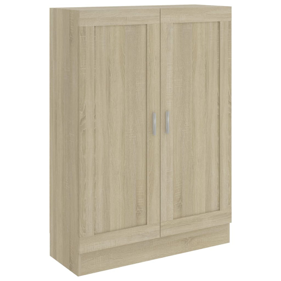 Boekenkast 82,5X30,5X5 Cm Spaanplaat Kleurig 82.5 x 30.5 x 115 cm Sonoma eiken