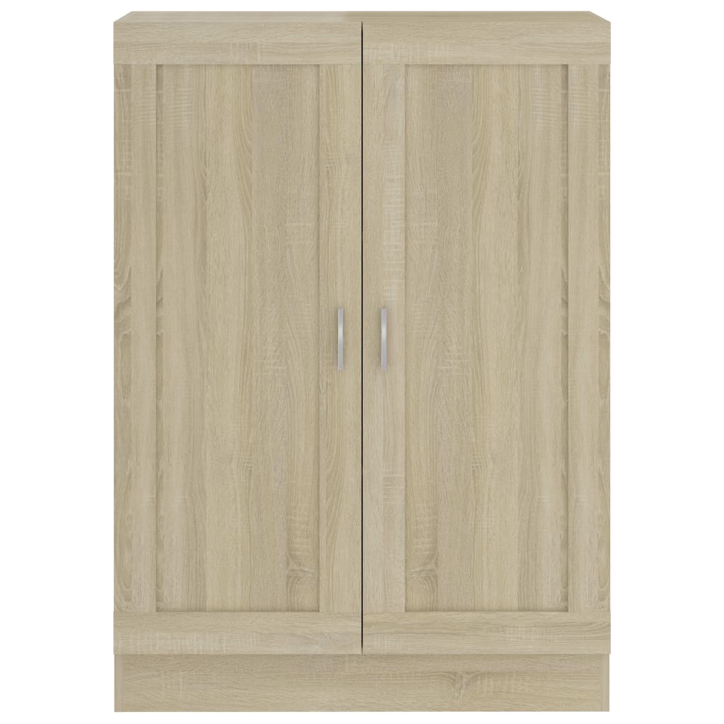 Boekenkast 82,5X30,5X5 Cm Spaanplaat Kleurig 82.5 x 30.5 x 115 cm Sonoma eiken