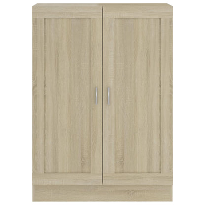 Boekenkast 82,5X30,5X5 Cm Spaanplaat Kleurig 82.5 x 30.5 x 115 cm Sonoma eiken
