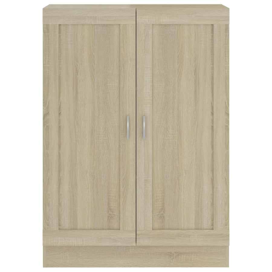 Boekenkast 82,5X30,5X5 Cm Spaanplaat Kleurig 82.5 x 30.5 x 115 cm Sonoma eiken