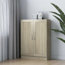 Boekenkast 82,5X30,5X5 Cm Spaanplaat Kleurig 82.5 x 30.5 x 115 cm Sonoma eiken