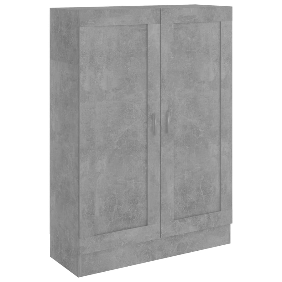 Boekenkast 82,5X30,5X5 Cm Spaanplaat 82.5 x 30.5 x 115 cm Betongrijs