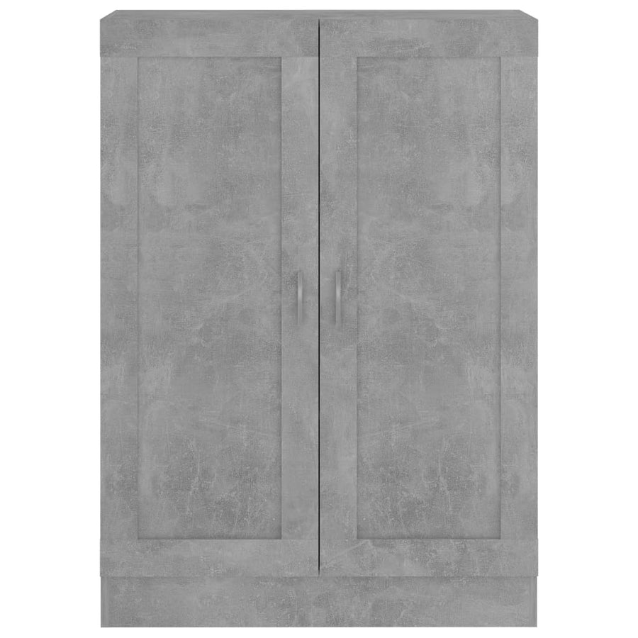 Boekenkast 82,5X30,5X5 Cm Spaanplaat 82.5 x 30.5 x 115 cm Betongrijs