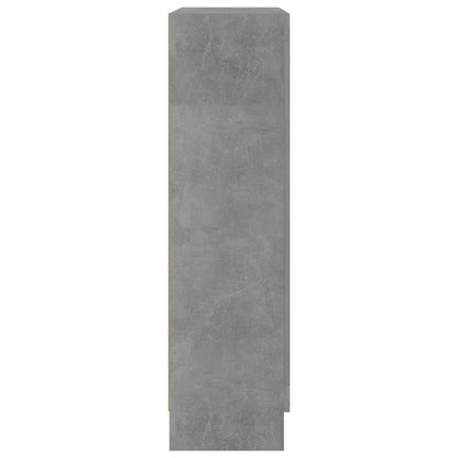 Boekenkast 82,5X30,5X5 Cm Spaanplaat 82.5 x 30.5 x 115 cm Betongrijs