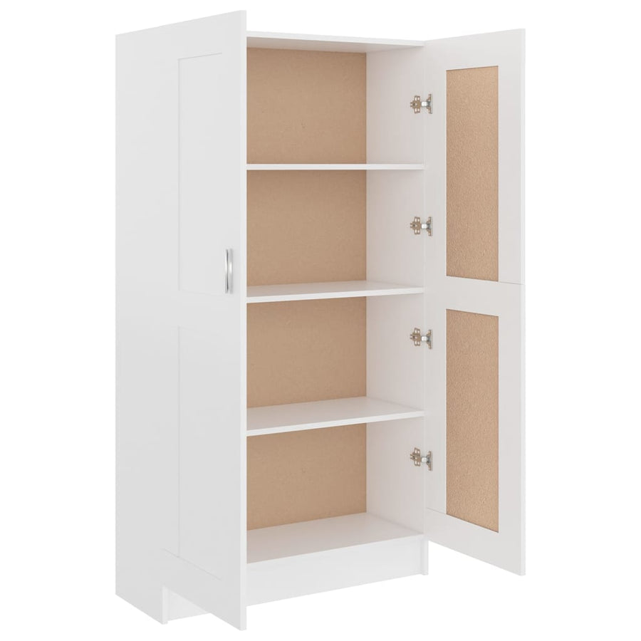 Boekenkast 82,5X30,5X50 Cm Spaanplaat 82.5 x 30.5 x 150 cm Wit