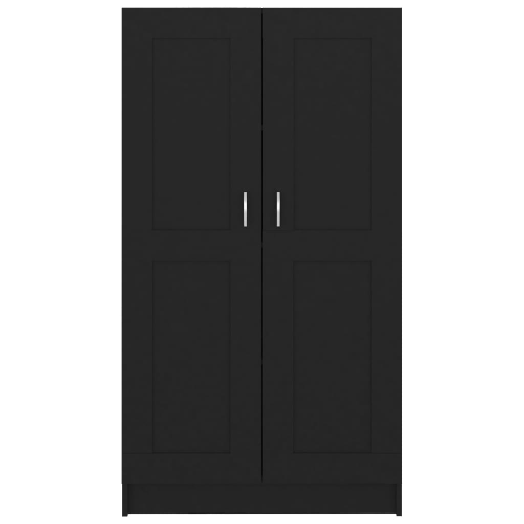 Boekenkast 82,5X30,5X50 Cm Spaanplaat 82.5 x 30.5 x 150 cm Zwart