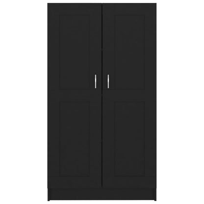 Boekenkast 82,5X30,5X50 Cm Spaanplaat 82.5 x 30.5 x 150 cm Zwart