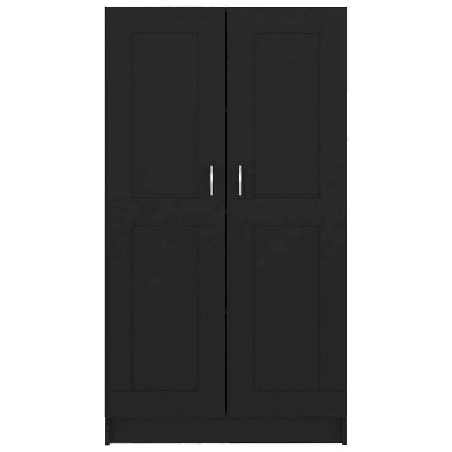 Boekenkast 82,5X30,5X50 Cm Spaanplaat 82.5 x 30.5 x 150 cm Zwart