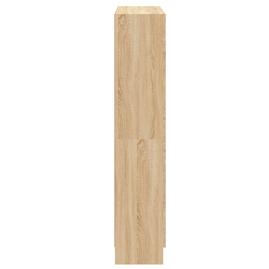 Boekenkast 82,5X30,5X50 Cm Spaanplaat Kleurig 82.5 x 30.5 x 150 cm Sonoma eiken