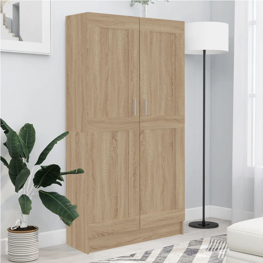 Boekenkast 82,5X30,5X50 Cm Spaanplaat Kleurig 82.5 x 30.5 x 150 cm Sonoma eiken