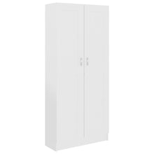 Boekenkast 82,5X30,5X85,5 Cm Spaanplaat 82.5 x 30.5 x 185.5 cm Wit