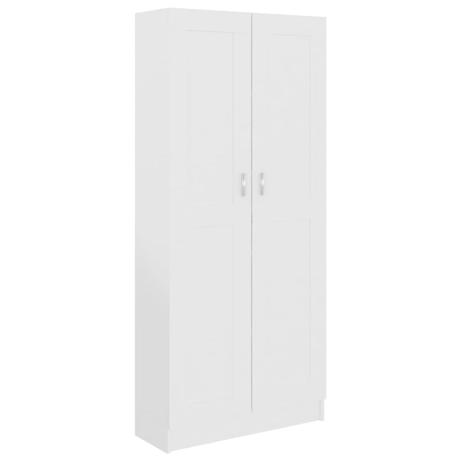 Boekenkast 82,5X30,5X85,5 Cm Spaanplaat 82.5 x 30.5 x 185.5 cm Wit