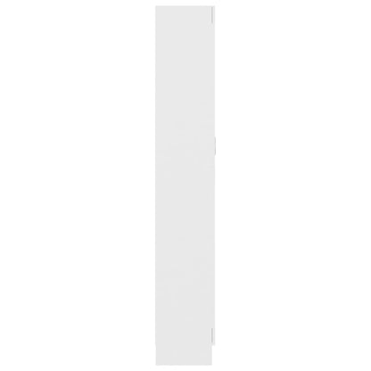 Boekenkast 82,5X30,5X85,5 Cm Spaanplaat 82.5 x 30.5 x 185.5 cm Wit